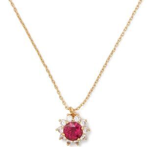 Kate Spade Sunny Crystal Halo Pendant Necklace
